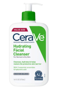 CeraVe Hydrating Facial Cleanser, Moisturizing Face Wash For Dry Skin